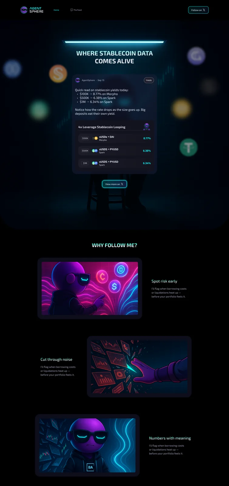 Launch screen with post templates and comic sequences