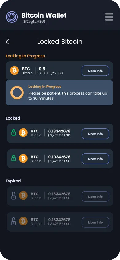 Locking in progress